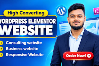 build a professional consulting website with wordpress and elementor