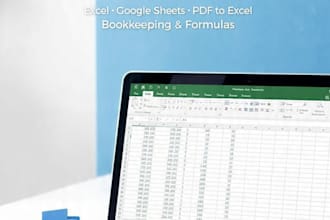 do accurate data entry, bookkeeping and excel work