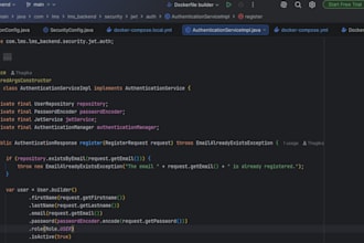 create java microservices with spring boot and database integration