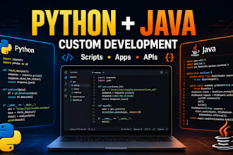 build python and java programming projects