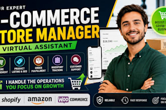 be your ecommerce virtual assistant and dropshipping store manager