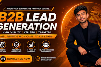 provide targeted b2b lead generation and prospect lists
