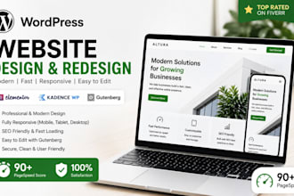 build or customize wordpress website using blocksy, spectra, gutenberg, kadence