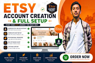 etsy seller account setup