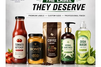 do food product packaging labels pouches boxes bags and beverage bottles
