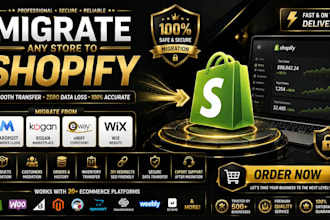 migrate maropost commerce kogan marketplace eway storefront wix to shopify store