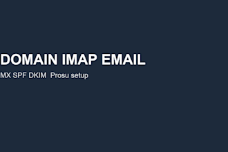 set up professional imap email on your domain with dns