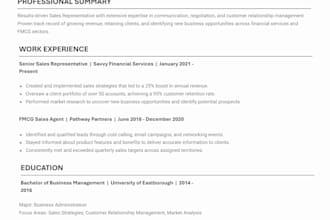 design an ats friendly resume with keyword optimization