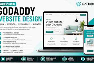 godaddy website design godaddy website redesign godaddy ecommerce store