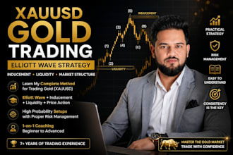 teach you xauusd gold trading with elliott wave strategy