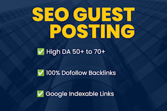 do high da guest post for SEO backlinks