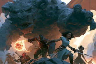 draw your dnd character fantasy oc rpg hero or villain