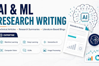 write technical articles on machine learning and deep learning