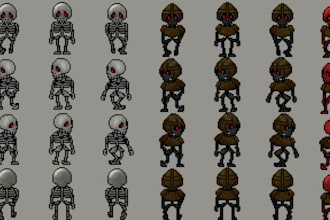 create rpg maker mz mv sprites sideview battlers character sprite sheets assets