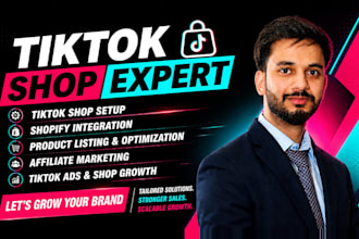 setup, optimize and manage your tiktok shop USA and UK