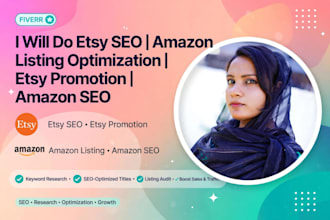 do amazon product listing with SEO optimized title bullet points description