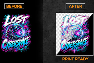 convert ai images into high detail dtf dtg print ready png
