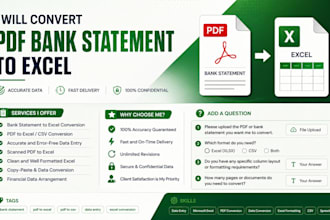 worke on your bank statements
