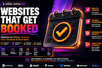 build premium booking website clinic webslte coaching website consultant webslte