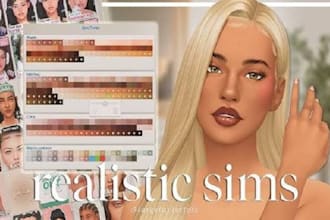make custom sims 4 character outfit photo realistic sims 4 cc base on your game