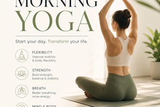 create a daily morning yoga routine for fitness and wellness