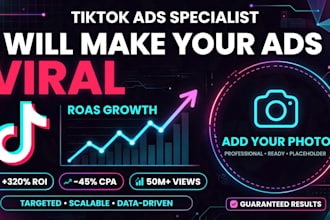 be your expert tiktok ads manager for tiktok shop ads
