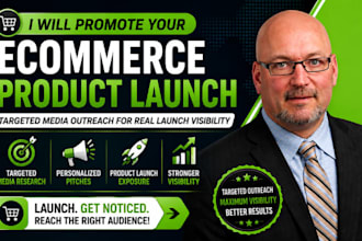 promote your ecommerce product launch with targeted media outreach
