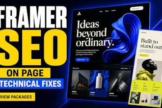 optimize your framer website SEO and fix technical issues