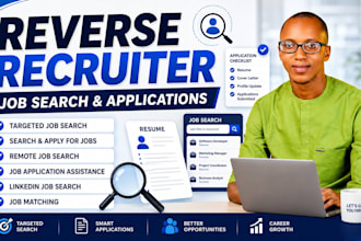 reverse recruiter job search apply for jobs job application assistant