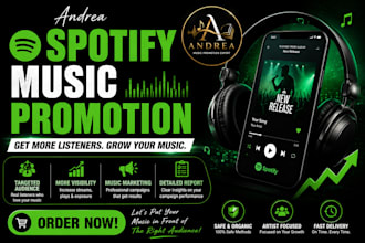 do professional spotify music promotion and music market