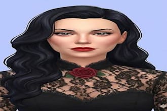 create a realistic sims character, sims 4 outfit, sims 4 cas using cc and mod