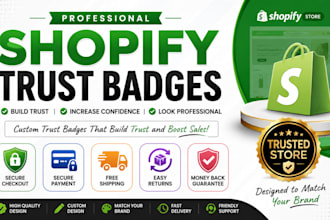 design shopify trust badges to build store trust