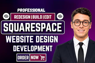 build squarespace website edit update squarespace redesign squarespace website