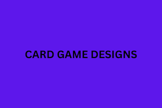 card game design board game card frame
