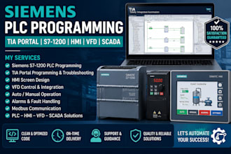 program siemens plc in tia portal s7 1200 hmi and scada