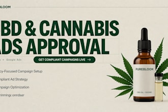 run facebook ads dispensary for cannabis, hemp, weed, peptide, kratom, cbd ads