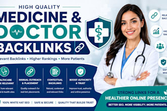 build medicine and doctor backlinks for healthcare SEO