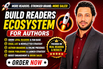 build readers ecosystem for author, ebook publishing, author brand strategy