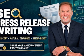 write an SEO press release for your business
