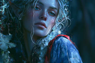 do realistic or fantasy portrait