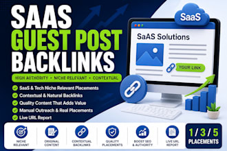 provide saas guest posts on high authority tech and business websites