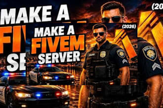 build custom fivem server fivepd server setup lspdfr redm server custom script