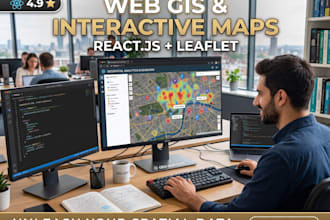build interactive web gis map applications in react js leaflet