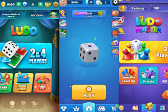 develop a multiplayer board game, card game, ludo, or chess game