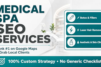 do medical spa SEO, google maps and local on page GEO