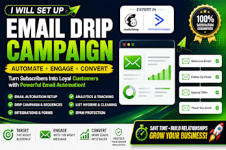 set up an email drip campaign