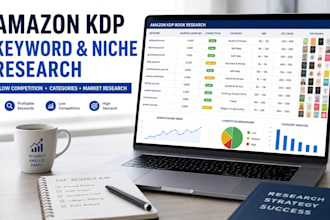 research amazon KDP keywords niches and profitable book categories