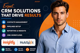 do insightly CRM hubspot CRM lead management pipelines reporting CRM workflows