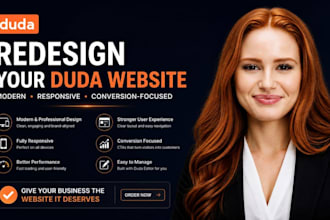 redesign duda website design duda website  for a modern professional look