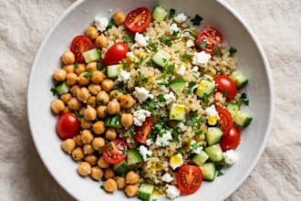 create a 7 day mediterranean meal plan and aesthetic weekly planner